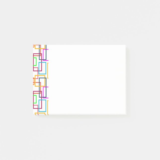 Notas Post-it® Rectángulos superpuestos (Anverso)