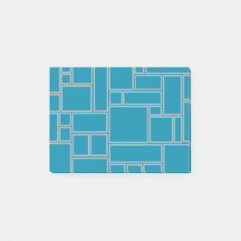 Notas Post-it® Rectángulos verde azulados