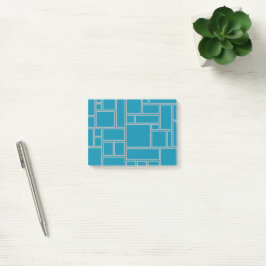 Notas Post-it® Rectángulos verde azulados