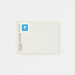 Notas Post-it® Recuerdos creativos alineados del papel del