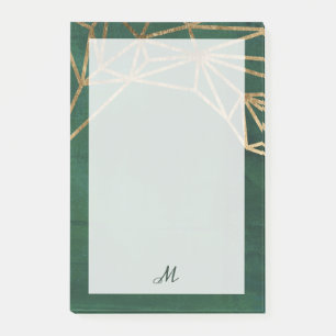 Notas Post-it® Red dorada y selva verde