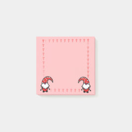 Notas Post-it® Red Gnome with Mushrooms Post it Notes