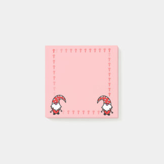 Notas Post-it® Red Gnome with Mushrooms Post it Notes