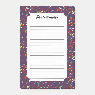 Notas Post-it® Red Gold Botanical Autumn Leaves