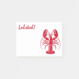 Notas Post-it® Red Lobster Lobstah Maine New England Coast