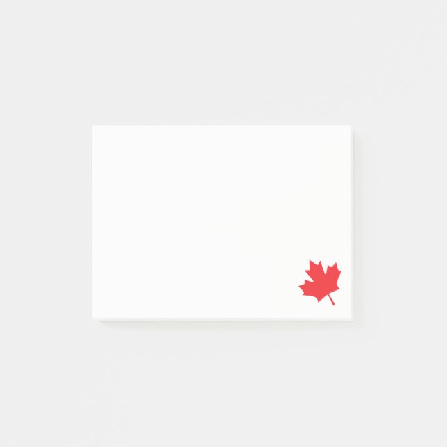 Notas Post-it® Red Maple leaf ı Post it Note (Anverso)