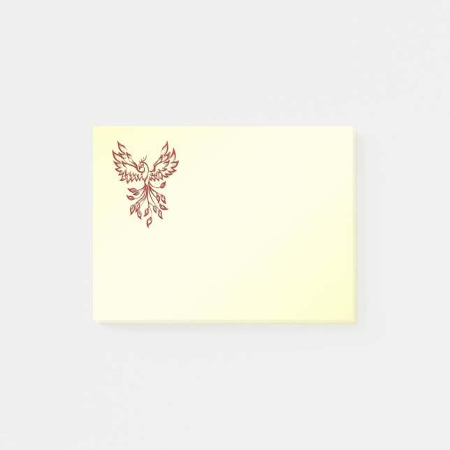 Notas Post-it® Red Phoenix Rises (Anverso)
