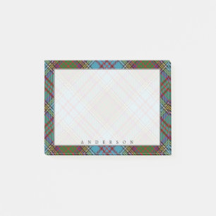 Notas Post-it® Regal Scottish Clan Anderson Tartan