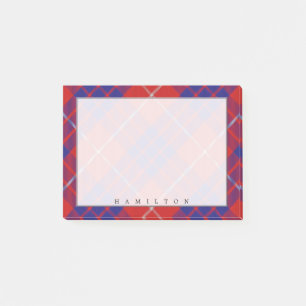 Notas Post-it® Regal Scottish Clan Hamilton Tartan