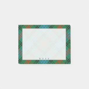 Notas Post-it® Regal Scottish Clan Ross Tartan