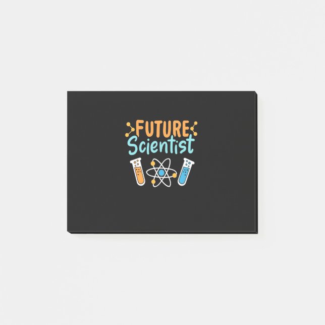 Notas Post-it® Regalo científico | Científico futuro (Anverso)