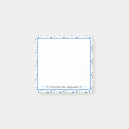 Notas Post-it® Regalo de agradecimiento para maestros con lunares
