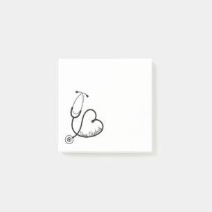 Notas Post-it® Regalo de estetoscopio de enfermera