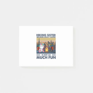 Notas Post-it® Regalo de los carros | Hermana Senderismo Porque S