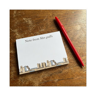 Notas Post-it® Regalo de papelería para el aula con nombre person