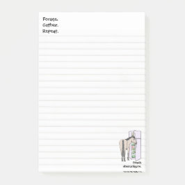 Notas Post-it® Regalo divertido para amantes de los caballos Dise