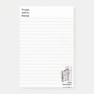 Notas Post-it® Regalo divertido para amantes de los caballos Dise