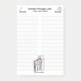 Notas Post-it® Regalo divertido para amantes de los caballos Dise