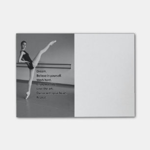 Notas Post-it® Regalo ideal de la danza para los bailarines
