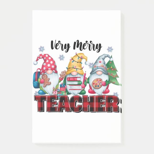 Notas Post-it® Regalo para Maestro | Profesor Muy Alegre (Anverso)