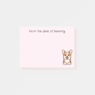 Notas Post-it® Regalo para mamá de Corgi adorable Amante de perro