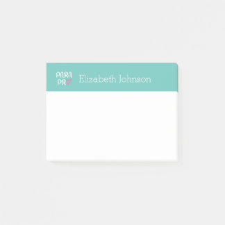 Notas Post-it® Regalo Paraprofesional Para Pro Heart