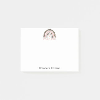 Notas Post-it® Regalo Paraprofesional Para Pro Rainbow
