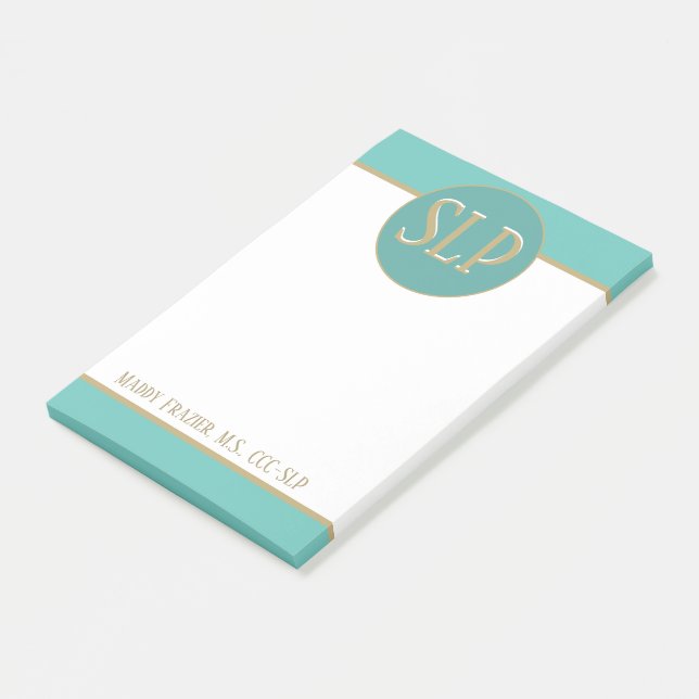 Notas Post-it® Regalo! Pathólogo de voz personalizado publica not (En perspectiva)