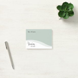 Notas Post-it® Regalo personalizado del profesor