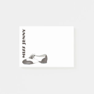 Notas Post-it® Regalo personalizado del profesor de Tap Shoe Danc