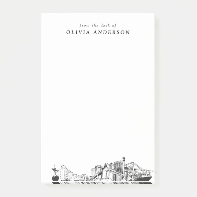 Notas Post-it® Regalo profesional moderno de Jacksonville Persona (Anverso)