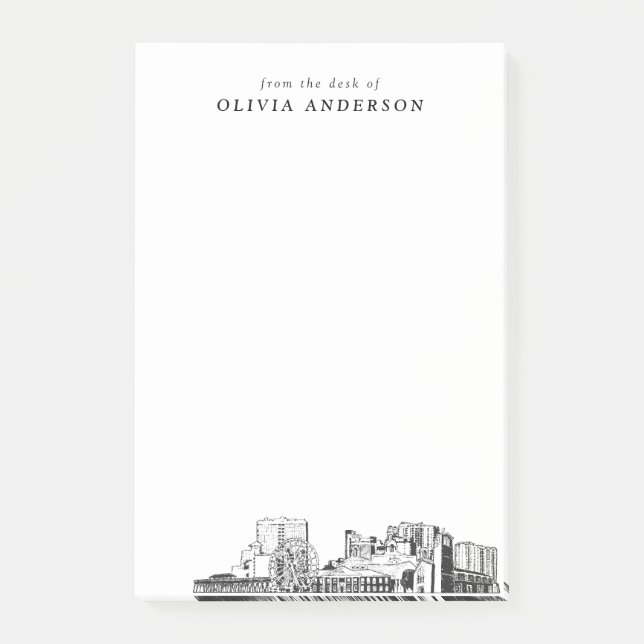 Notas Post-it® Regalo profesional moderno de Myrtle Beach Persona (Anverso)