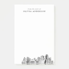 Notas Post-it® Regalo profesional moderno de Sacramento Personali