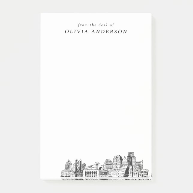 Notas Post-it® Regalo profesional moderno de Sacramento Personali (Anverso)