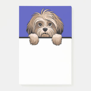 Notas Post-it® Regalos de amantes de la cachorro capulla de Haban