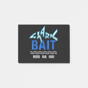 Notas Post-it® Regalos de amantes del tiburón bait hoo ha Ha Ha F