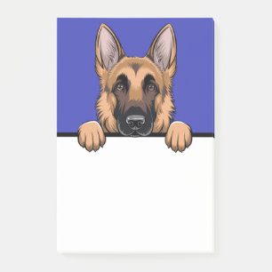 Notas Post-it® Regalos de peluche GSD de pastelería de pastor de