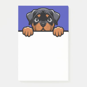 Notas Post-it® Regalos de Rottweiler Lindo Rottie para Amantes de