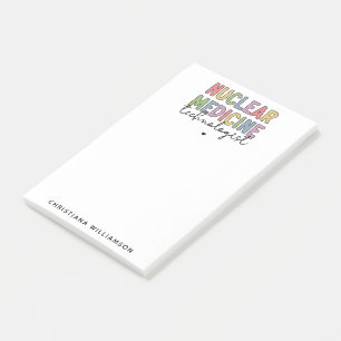 Notas Post-it® Regalos del personalizado Técnico de Medicina Nucl
