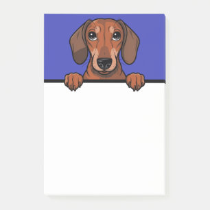 Notas Post-it® Regalos divertidos para amantes del perro salchich