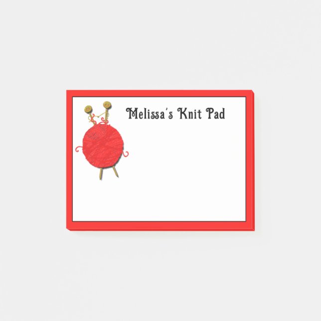Notas Post-it® Regalos Personalizados de Tejido (Anverso)
