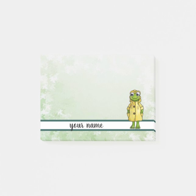 Notas Post-it® Regenfrosch (Anverso)