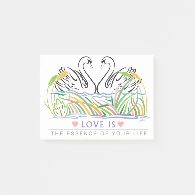 Notas Post-it® Reglas de amor (Anverso)