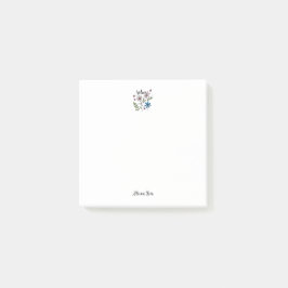 Notas Post-it® Relajante autocuidado floral