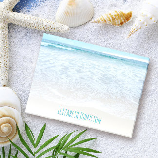 Notas Post-it® Relajante personalizado fotográfico de olas oceáni