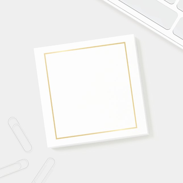 Notas Post-it® Relieve metalizado dorado Blank Faux (Subido por el creador)