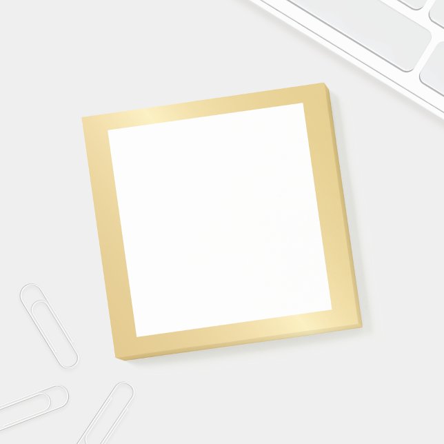 Notas Post-it® Relieve metalizado dorado Blank Faux (Subido por el creador)