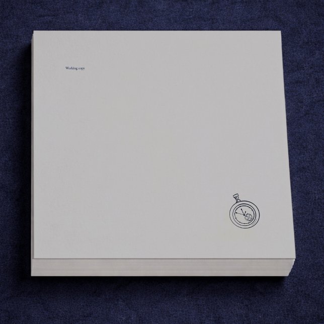 Notas Post-it® Reloj de Bolsillo de Estudio Nocturno de la Academ (Subido por el creador)