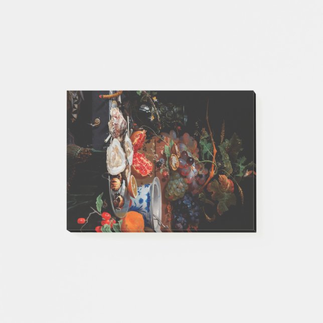 Notas Post-it® RENAISSANCE Frutas y ostras negras oscuras (Anverso)