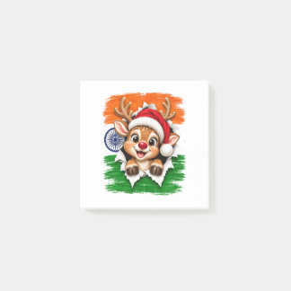 Notas Post-it® Reno de Navidad indio
